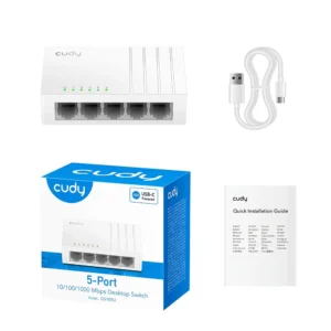 CUDY Switch GS105U 5-Port Gigabit USB-C (bez adaptera)